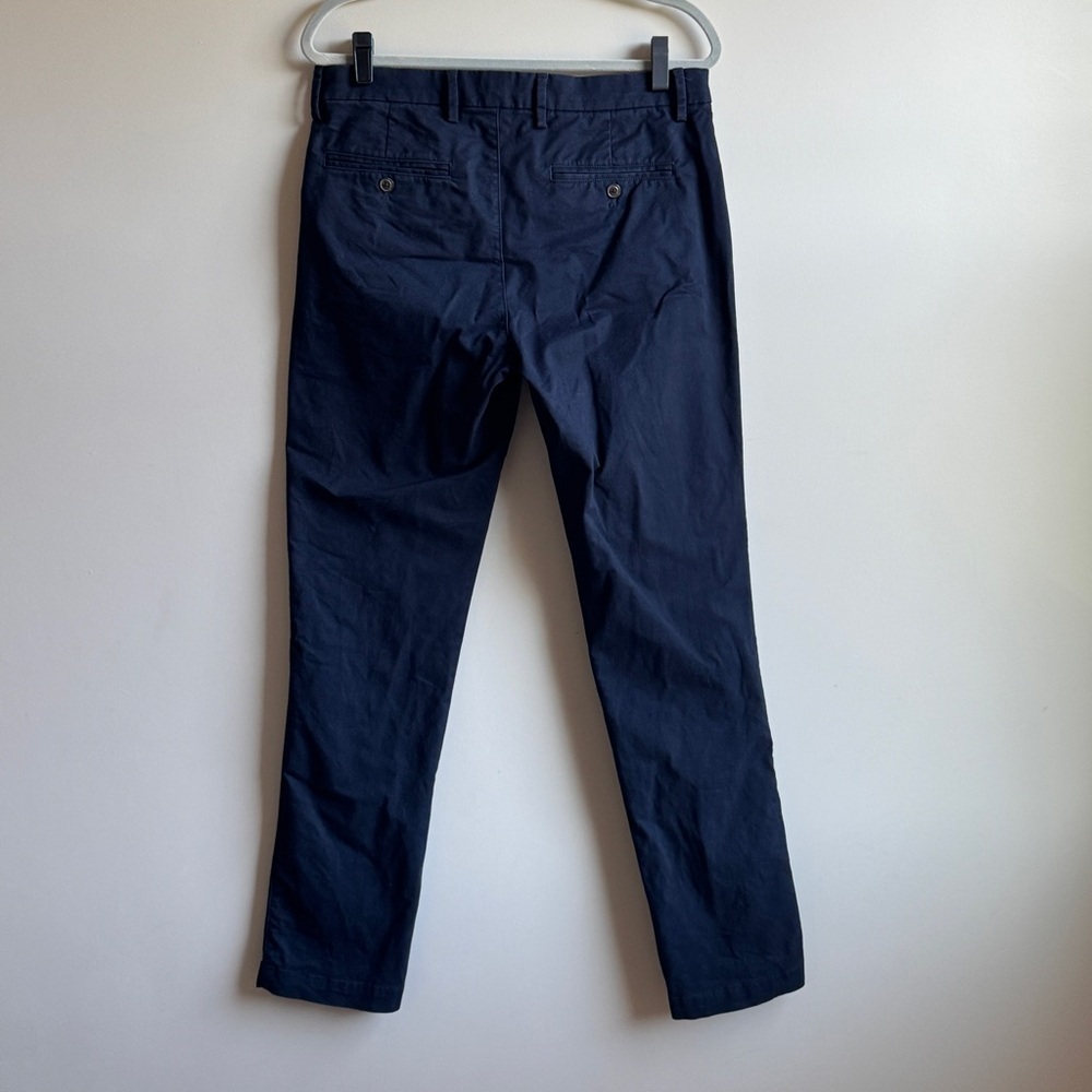 GAP Men’s Essential Khaki Slim Fit Pants Navy Blue Size 31x32 GapFlex - Picture 6 of 8